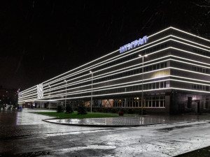 Архитектурная подсветка ОАО «Интеграл»